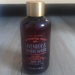 Bath and body works body oil with olive oil